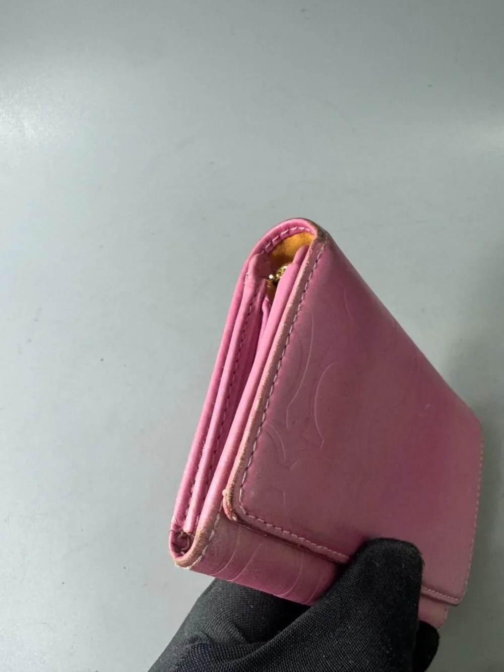 Coach Bifold Pink Leather Signature Wallet